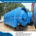 Waste tire recycling to oil machine